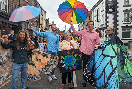 Macclesfield pride and Save Danes Moss